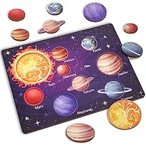 地球と太陽 Amazon.co.jp: Zetoddler アップグレードされた太陽系パズル